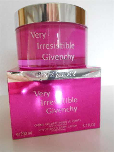 very irresistible givenchy body cream|givenchy body lotion for women.